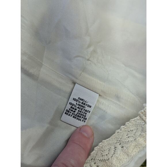 We Love Vera Strapless Sundress Womens 2 Green Leaves Red Strawberries Wedding - Picture 8 of 8